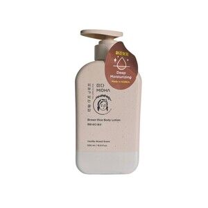 Midha Brown Rice Body Lotion Vanilla Wood Scent 16.9 Fl.oz